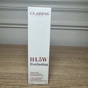 Clarins Everlasting Full Coverage Long Wearing‎ & Hydrating Matte 114.5W 30ml